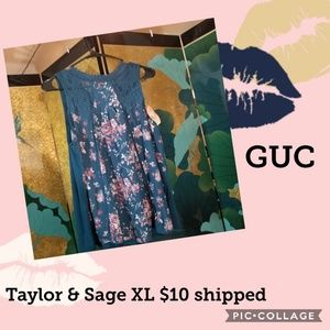 Taylor & Sage real blouse with lace